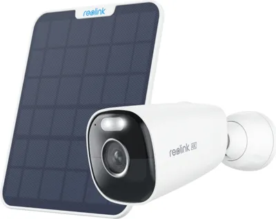Produktbild von Reolink 4K dobíjacia kamera WLAN 2,4 a 5GHz WiFi, 8MP farebné nočné videnie, detekcia osôb/aut/zvířat, Argus Eco Ultra+Solar panel
