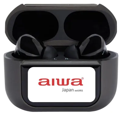Produktbild von EBTW-350TN - AIWA Kabellose Kopfhörer TWS EBTW-350TN, Typ C, Grau