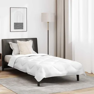 Produktbild von Möbel Steppbett mit Kissen 2 pcs Weiß 155 x 220 cm Mikrofaser - Bettdecken 3376448