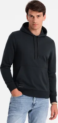 Produktbild von Ombre Clothing Herren-Kapuzenpullover mit Kapuze Okoello schwarz XL