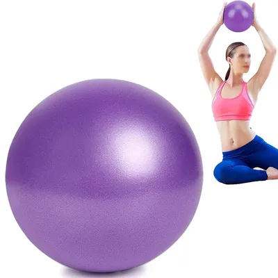 Produktbild von Klein Pilates-Ball 20-25 cm – Ergonomischer Fitnessball für Yoga und Gymnastik – Lila