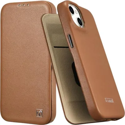 Immagine prodotto di Icarer Ce Premium Custodia Folio in pelle Iphone 14 Plus con patta magnetica Magsafe Brown (Wmi14220715-Bn)