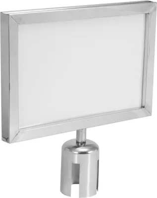Immagine prodotto di EUROLITE Hinweisschild für Eurolite Barrier 317x215 silber (80703012)