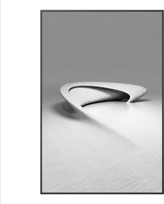 Produktbild von TPFLiving Kunstdruck LW-50 (OHNE RAHMEN) Poster - Leinwand - Wandbild - Hochauflösender Giclée-Druck, langlebig und hochwertig - Nordic Art - Abstrakte 3D Formen- Bilder Wohnzimmer -  - Größe: 60x80cm
