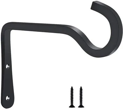 Zdjęcie produktu dla Haczyki ścienne metalowe Unyqoos® o wymiarach 15 x 10 cm, odporne na korozję – idealne do użytku wewnątrz i na zewnątrz, do zawieszania karmników dla ptaków, donic i lampionów