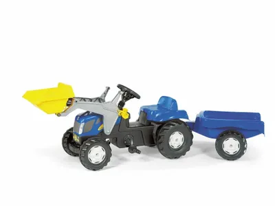 Obrázek produktu pro rolly toys rollyKid New Holland T 7040, 2,5 rok/roky, 4 kolo/kola, Černá, Modrá, Šedá, Žlutá