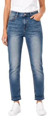 Imagen del producto de Deeluxe, pantalones vaqueros para mujer, corte recto, color azul, talla M
