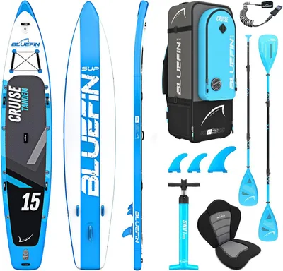 Produktbild von Aufblasbares Stand-Up-Paddleboard – Premium-Allround-SUP-Set mit hoher Stabilität