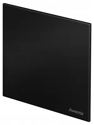 Obrázek produktu pro Awenta Trax PTCB100M, dekorativní ventilátorový panel, systém 100, matná černá barva