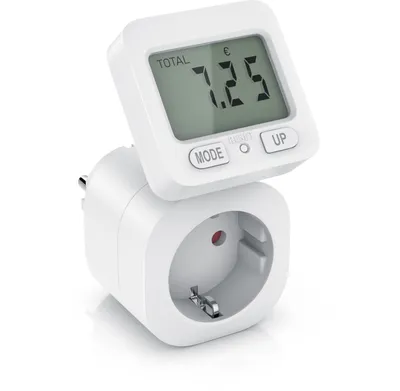 Produktbild von BEARWARE Energiekostenmessgerät, max. 3680 W, Strommesser, Stromverbrauchszähler, 1,8 " Display, 1-tlg., Stromkostenmessgerät, Steckdose Stromzähler, Schwenkbares Display