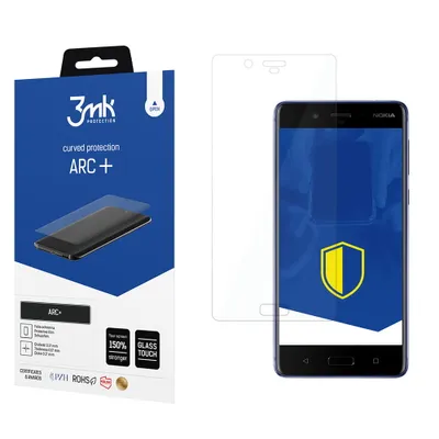 Produktbild von 3mk Display Schutzfolie ARC+ für Nokia 8 0,17mm Self-Heal