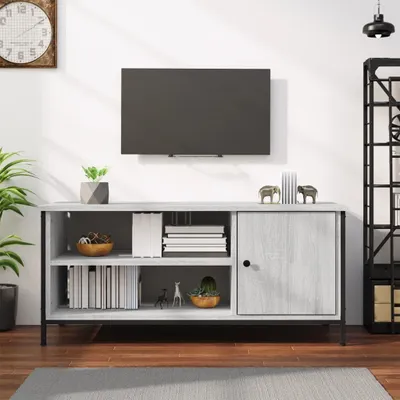 Produktbild von TV-Schrank Grau Sonoma 100x40x45 cm Holzwerkstoff , TV-Schränke Design 2024
