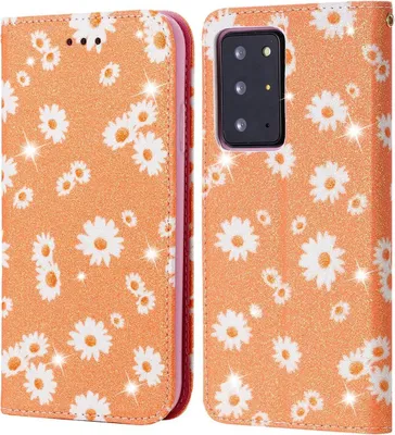 Produktbild von König Design Hülle kompatibel mit Samsung Galaxy Note 20 Ultra Kunstleder Handyhülle - Handy Case Orange