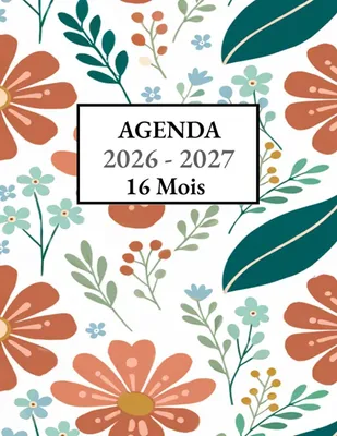 Immagine prodotto di Agenda giornaliera A4 per gli anni 2026-2027, con suddivisione oraria