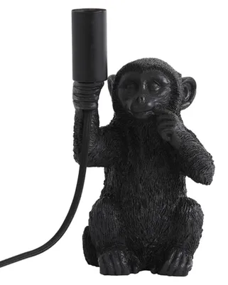 Obrázek produktu pro Light & Living - stolní lampa - Monkey - černá - plast - zvířecí lampa - E14 - 1863320
