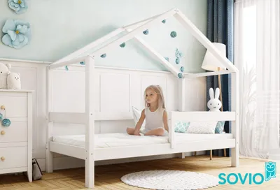 Produktbild von Kindermatratze 80x160 cm H2 Kaltschaum, atmungsaktiv, Aloe-Vera-Bezug, wendbar | SOVIO KIDS+