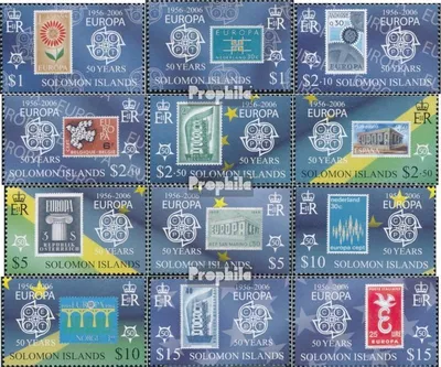 Produktbild von Briefmarken Salomoninseln 2005 Mi 1220-1231 (kompl.Ausg.) postfrisch 50 Jahre Europamarken