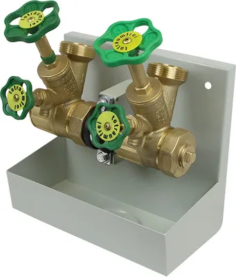 Produktbild von ATV-Station oberes Anschlussgewinde Kompaktwasserverteiler G 1 1/4" x G 1 1/2" steigende Spindel