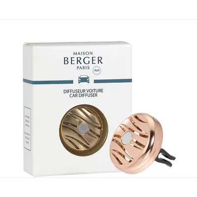 Produktbild von Maison BERGER Auto-Diffusor für Auto-Lüftung ROSÉGOLD ca. 4 cm Durchmesser mit Clip