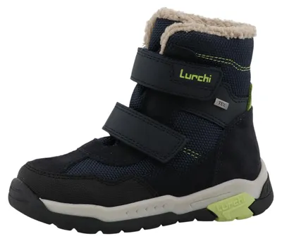 Image de Lurchi : Chaussures pour enfants, bottes d'hiver pour garçons, chaussures de randonnée, couleur bleue, chaussures de loisirs