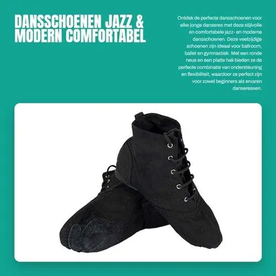 Produktbild von Dailygoods- Jazz Schuhe Frauen - Segeltuch - Tanzschuhe - Ballettschuhe - Gym Schuhe - Modern Jazz Tanzschuhe - Leichtgewicht