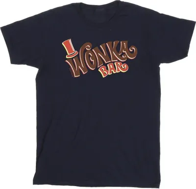 Produktbild von Willy Wonka - "Bar Logo" T-Shirt für Herren BI48715 (5XL) (Marineblau)