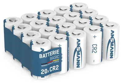 Image de ANSMANN CR2 3V Piles au lithium, 20 pièces