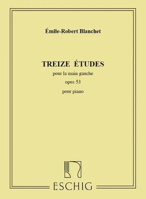 Produktbild von 13 Etudes Op.53 Pour La Main Gaucheseule Pour Piano