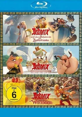 Produktbild von Asterix und das Geheimnis des Zaubertranks & Asterix im Land der Götter & Asterix und die Wikinger