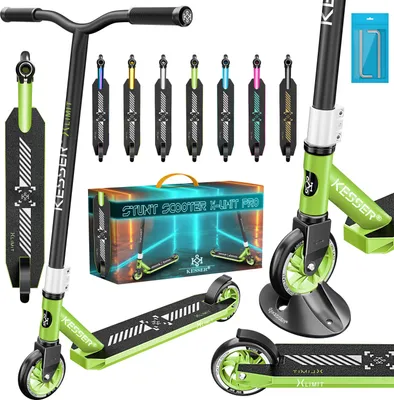 Produktbild von KESSER® Stunt Scooter X-Limit-Pro 360° Lenkung Funscooter Stuntscooter mit Ständer ABEC 9 Kugellagern, 110 mm PolyurethanRäder , Kickscooter Tretroller Cityroller Trick Roller für Kinder Erwachsene