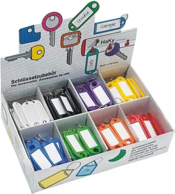Produktbild von WEDO 262 8018 Schlüsselanhänger mit Ring 200er Display