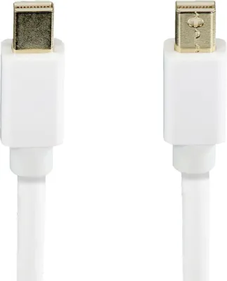 Produktbild von Purelink Mini DisplayPort 1080p Kabel in Weiß, verschiedene Längen Länge: 3  m