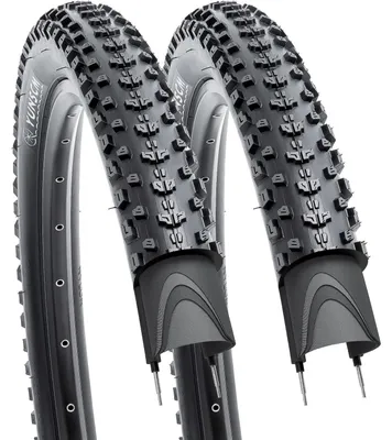 Imagen del producto de Neumáticos ligeros para bicicleta de montaña, 26x2.25, para uso todoterreno
