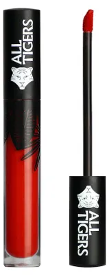 Immagine prodotto di All Tigers, crema opacizzante. Rossetto cremoso, tonalità 888 "Chiamami Regina", 8 ml. *Prodotto di prova