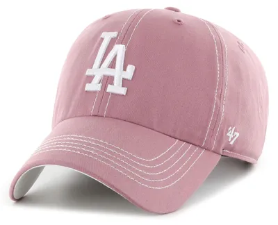 Produktbild von '47 Brand Cap Los Angeles Dodgers Contrast Stitch '47 Clean Up Pink