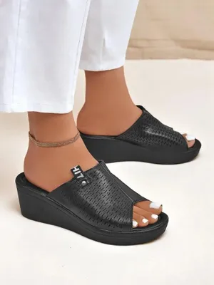 Produktbild von Royalfashion Damen Pantoletten mit Keilabsatz Luna Wedge, Größe 38