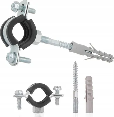Produktbild von Metallschelle mit Gummi für 3/4" Rohre 26-30mm