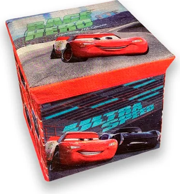 Produktbild von Disney Cars Box Kinder Aufbewahrungsbox Spielzeugkiste Spielzeugbox Kiste Sitzhocker 50kg