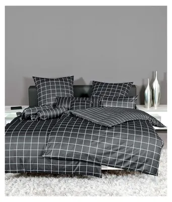 Produktbild von Mako Satin Bettwäsche modernclassic 40 x 80 cm anthrazit