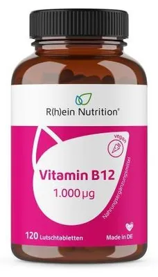 Produktbild von Vitamin B12 1.000 μg Lutschtabletten vegan 120 St