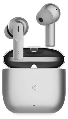 Image de Ksix BXTW10PL, True Wireless Stereo (TWS), 20 - 20000 Hz, Parole/Musique, Casque avec microphone, Argent