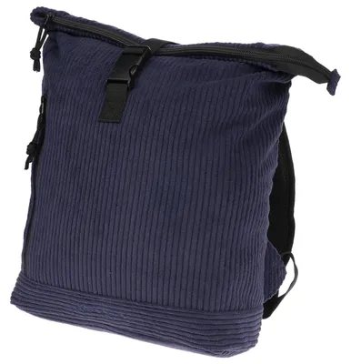 Produktbild von Kleiner Herren Damen Rucksack Kurierrucksack Roll UP Schule Uni Arbeit Blau