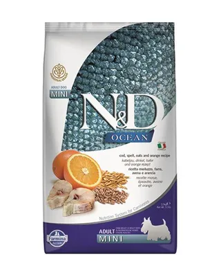Obrázok produktu pre Farmina N&D Dog OCEAN Adult Mini Codfish & orange 2,5 kg