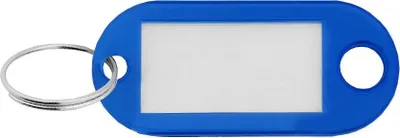 Produktbild von CombiCraft Schlüsseletikett 48x22mm Blau- 100 Stück