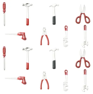 Produktbild von Omgoods – Miniatur-Werkzeugset mit 40 Teilen für Dekorationen