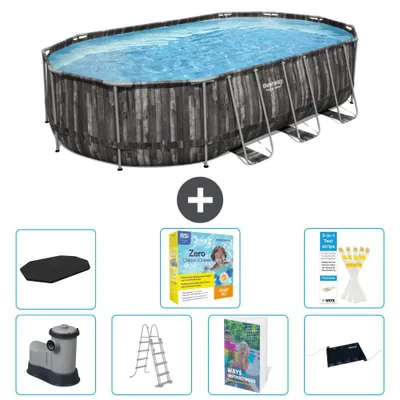 Produktbild von Bestway Power Steel Oval - 610x366x122 cm - 8-teilig  S582
