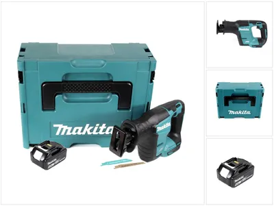 Obrázok produktu pre Akumulátorová príklepová píla Makita DJR 188 G1J 18 V bezkefková príklepová píla v Makpac + 1x 6,0 Ah batéria - bez nabíjačky