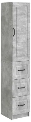 Immagine prodotto di Set di armadi 2 pcs Grigio Cemento 33 x 34,5 x 87 cm