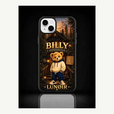 Imagen del producto de Funda para iPhone 15 Plus, carcasa protectora para teléfono móvil con diseño de Billy – LUNØIR ©