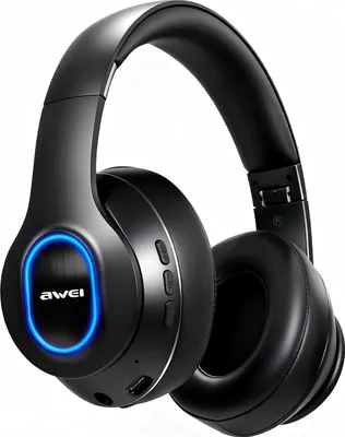 Produktbild von Bluetooth Kopfhörer Over-Ear mit RGB-Licht, 40 mm Treiber, kabellos & kabelgebunden